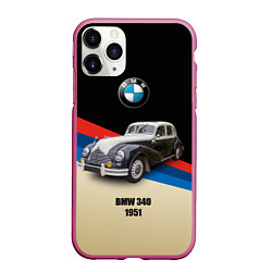 Чехол iPhone 11 Pro матовый Винтажный автомобиль BMW 340