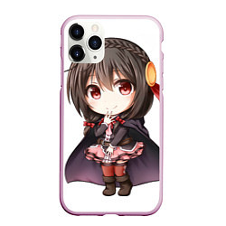 Чехол iPhone 11 Pro матовый Konosuba Юн-юн чибик, цвет: 3D-розовый