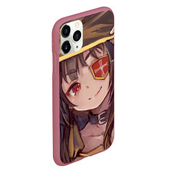 Чехол iPhone 11 Pro матовый Konosuba Мэгумин cute, цвет: 3D-малиновый — фото 2