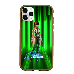 Чехол iPhone 11 Pro матовый Stellar Blade green Eve, цвет: 3D-коричневый