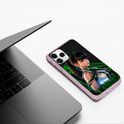 Чехол iPhone 11 Pro матовый Stellar Blade Eve black green, цвет: 3D-розовый — фото 2