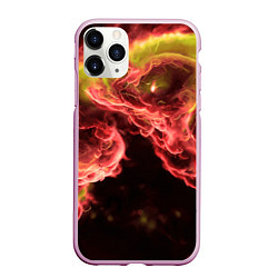 Чехол iPhone 11 Pro матовый Адское пламя инферно - inferno flame