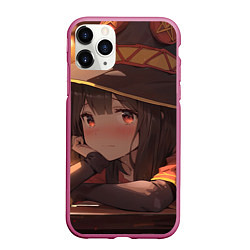 Чехол iPhone 11 Pro матовый Konosuba Мэгумин cute