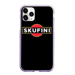 Чехол iPhone 11 Pro матовый Skufini, цвет: 3D-светло-сиреневый