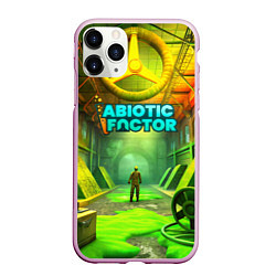 Чехол iPhone 11 Pro матовый Abiotic Factor атомный завод, цвет: 3D-розовый