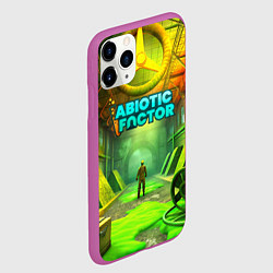 Чехол iPhone 11 Pro матовый Abiotic Factor атомный завод, цвет: 3D-фиолетовый — фото 2