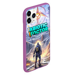 Чехол iPhone 11 Pro матовый Abiotic Factor атомный завод, цвет: 3D-фиолетовый — фото 2