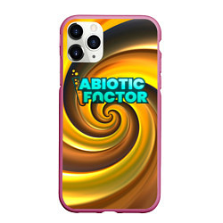 Чехол iPhone 11 Pro матовый Abiotic Factor желтый фон