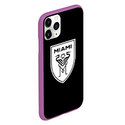 Чехол iPhone 11 Pro матовый Inter fc club, цвет: 3D-фиолетовый — фото 2