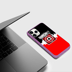 Чехол iPhone 11 Pro матовый Rainbow six снайпер, цвет: 3D-фиолетовый — фото 2