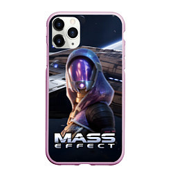 Чехол iPhone 11 Pro матовый Mass Effect ТалиЗора, цвет: 3D-розовый