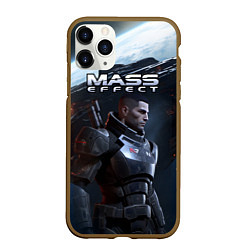 Чехол iPhone 11 Pro матовый Mass Effect game