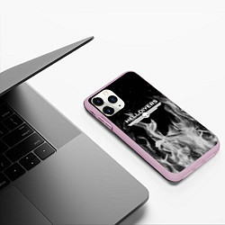 Чехол iPhone 11 Pro матовый Helldivers: Grey Smoke, цвет: 3D-розовый — фото 2
