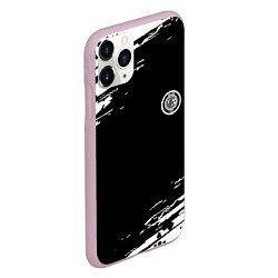 Чехол iPhone 11 Pro матовый Inter абстрактные краски текстура, цвет: 3D-розовый — фото 2