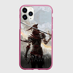 Чехол iPhone 11 Pro матовый Главный герой Enotria the lost song, цвет: 3D-малиновый