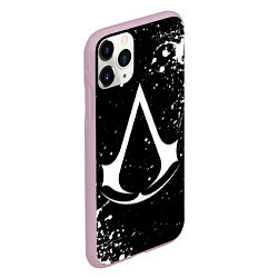 Чехол iPhone 11 Pro матовый White logo of assasin, цвет: 3D-розовый — фото 2