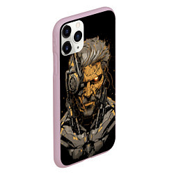 Чехол iPhone 11 Pro матовый Venom Snake Metal gear game, цвет: 3D-розовый — фото 2