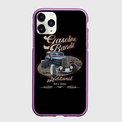 Чехол iPhone 11 Pro матовый Gasoline bandit, цвет: 3D-фиолетовый