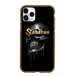 Чехол iPhone 11 Pro матовый Sabaton - rock group