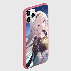 Чехол iPhone 11 Pro матовый Honkai Star Rail Firefly smile, цвет: 3D-малиновый — фото 2