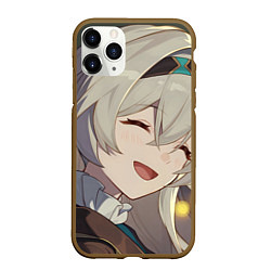 Чехол iPhone 11 Pro матовый Honkai Star Rail Firefly smile