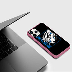 Чехол iPhone 11 Pro матовый Гийу Томиока - убийца демонов, цвет: 3D-малиновый — фото 2