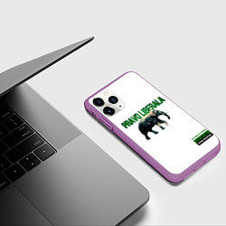 Чехол iPhone 11 Pro матовый Право либерала, цвет: 3D-фиолетовый — фото 2