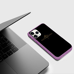 Чехол iPhone 11 Pro матовый Babylons Fall, цвет: 3D-фиолетовый — фото 2