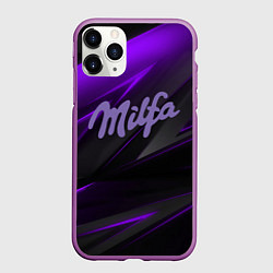 Чехол iPhone 11 Pro матовый Milfa milka style, цвет: 3D-фиолетовый