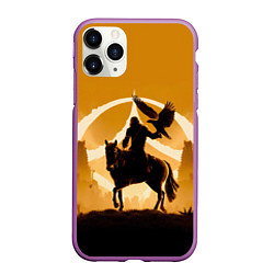 Чехол iPhone 11 Pro матовый Ноа планета обезьян, цвет: 3D-фиолетовый