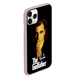 Чехол iPhone 11 Pro матовый The Godfather - Michael Corleone, цвет: 3D-розовый — фото 2