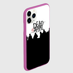 Чехол iPhone 11 Pro матовый Dead by april rock, цвет: 3D-фиолетовый — фото 2