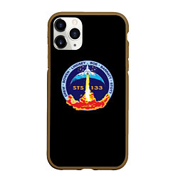 Чехол iPhone 11 Pro матовый NASA space trend, цвет: 3D-коричневый