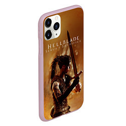 Чехол iPhone 11 Pro матовый Game Hellblade, цвет: 3D-розовый — фото 2