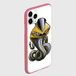 Чехол iPhone 11 Pro матовый Yamaha r6, цвет: 3D-малиновый — фото 2