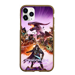 Чехол iPhone 11 Pro матовый Герои Dragon age the veilguard, цвет: 3D-коричневый