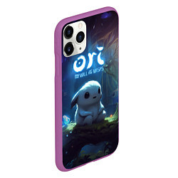 Чехол iPhone 11 Pro матовый Naru Ori and the Will of the Wisps, цвет: 3D-фиолетовый — фото 2