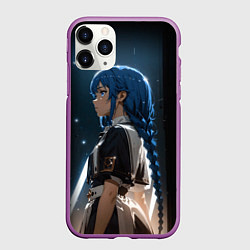 Чехол iPhone 11 Pro матовый Рокси Наставница - Mushoku Tensei: Jobless, цвет: 3D-фиолетовый