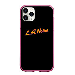 Чехол iPhone 11 Pro матовый L A Noire