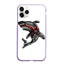 Чехол iPhone 11 Pro матовый Moto shark