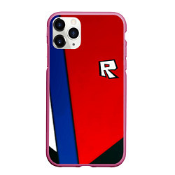 Чехол iPhone 11 Pro матовый Roblox uniform, цвет: 3D-малиновый