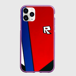 Чехол iPhone 11 Pro матовый Roblox uniform, цвет: 3D-фиолетовый