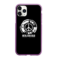 Чехол iPhone 11 Pro матовый Metal gear solid snake logo