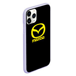 Чехол iPhone 11 Pro матовый Mazda yellow, цвет: 3D-светло-сиреневый — фото 2