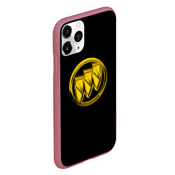 Чехол iPhone 11 Pro матовый Buick logo yellow, цвет: 3D-малиновый — фото 2