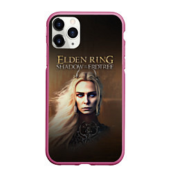 Чехол iPhone 11 Pro матовый Elden ring - Middle Ages, цвет: 3D-малиновый