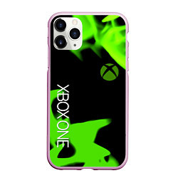 Чехол iPhone 11 Pro матовый Xbox one green flame