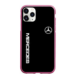 Чехол iPhone 11 Pro матовый Mercedes benz logo white auto