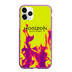 Чехол iPhone 11 Pro матовый Horizon: Zero Dawn flame