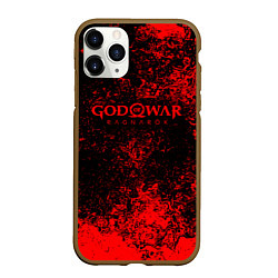 Чехол iPhone 11 Pro матовый God of war ragnar blood, цвет: 3D-коричневый